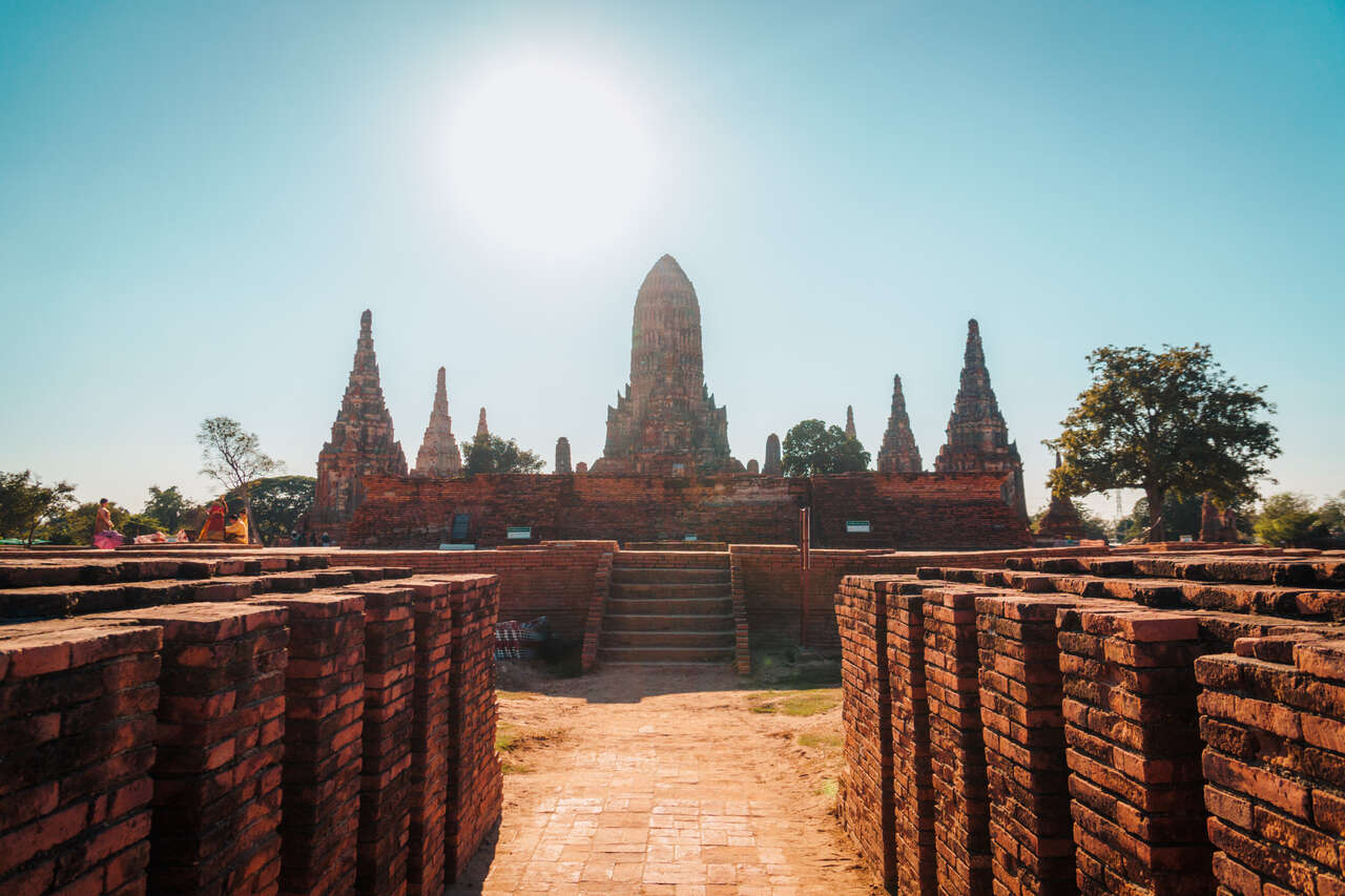 Ayutthaya Wat Chai Temple, Thailand